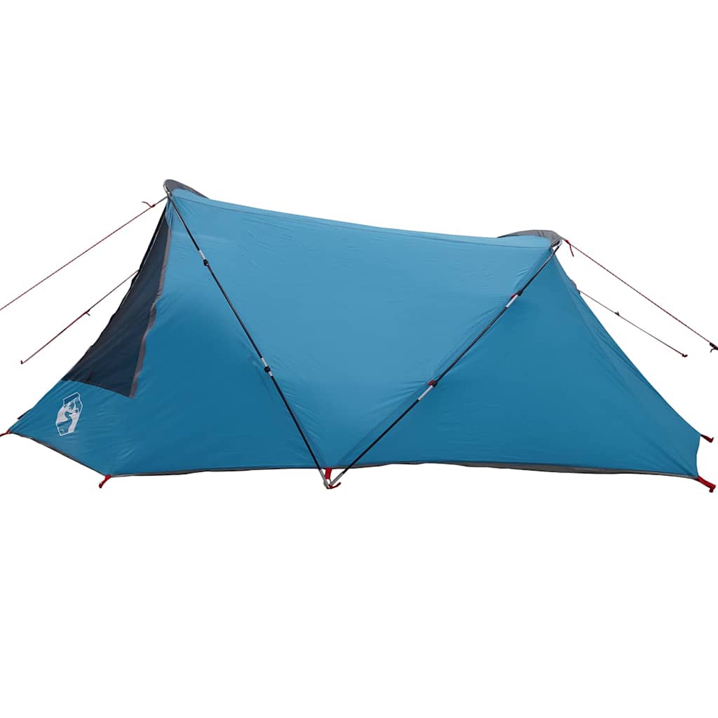 Tenda Tunnel per 3 Persone 3 persona Blu e Grigio