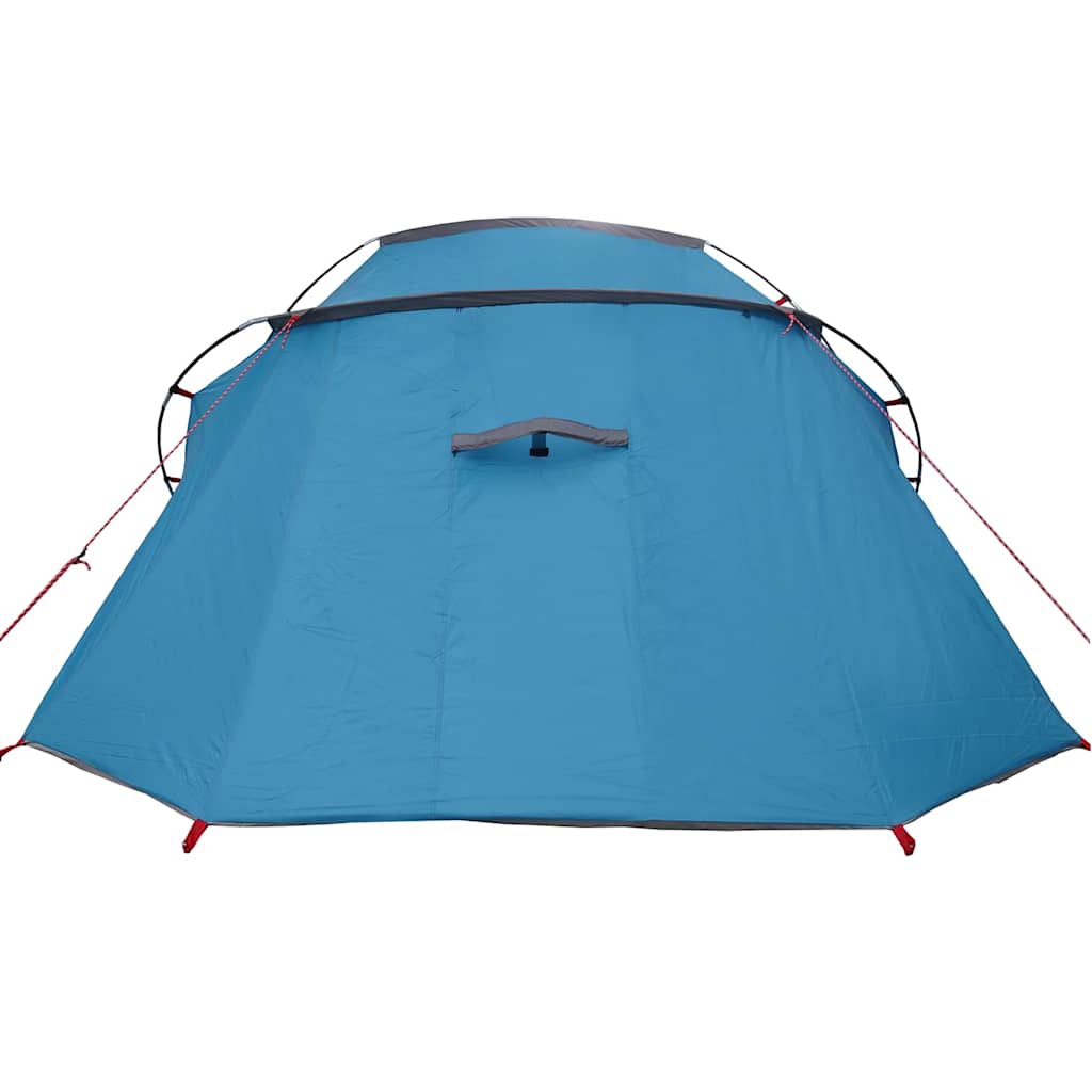Tenda Tunnel per 3 Persone 3 persona Blu e Grigio