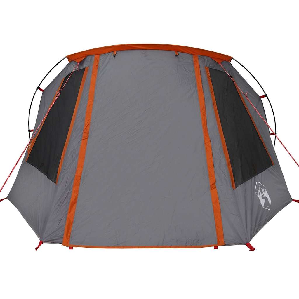 Tenda Tunnel per 3 Persone 3 persona Grigio e arancione