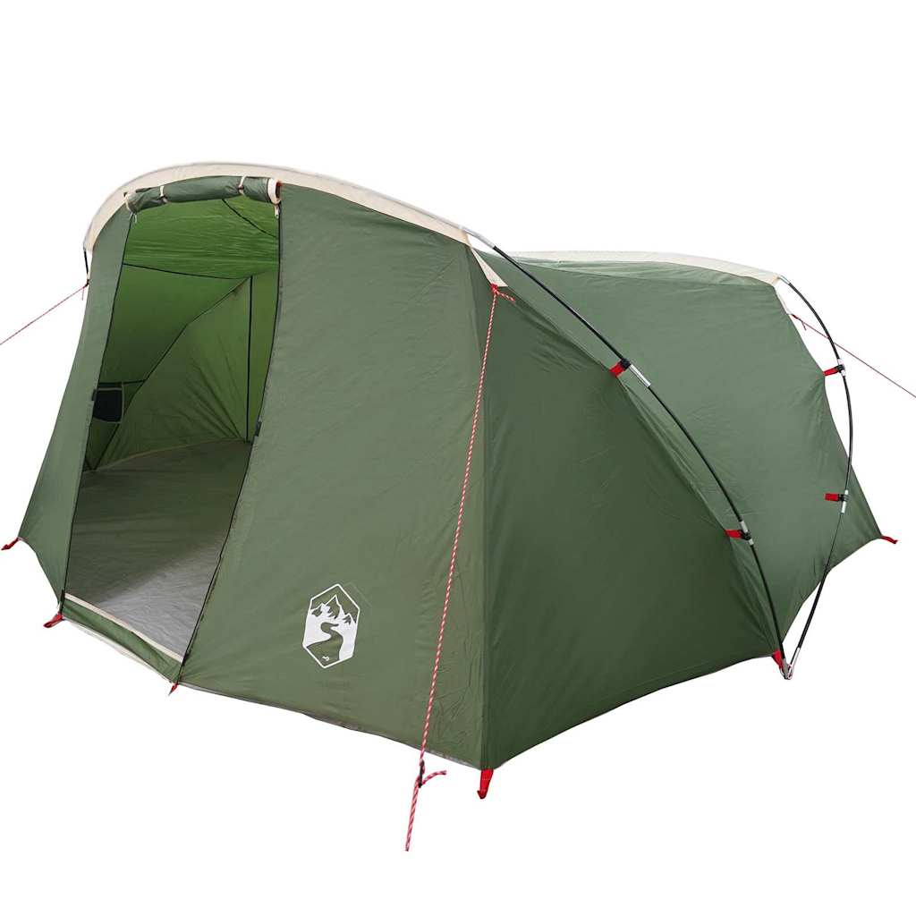 Tenda tunnel per 4 persone 4 persona Verde e Bianco