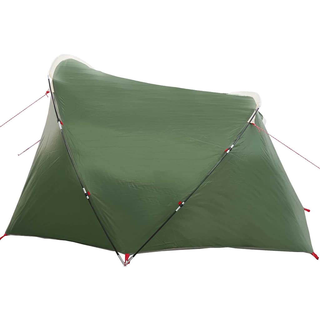 Tenda tunnel per 4 persone 4 persona Verde e Bianco