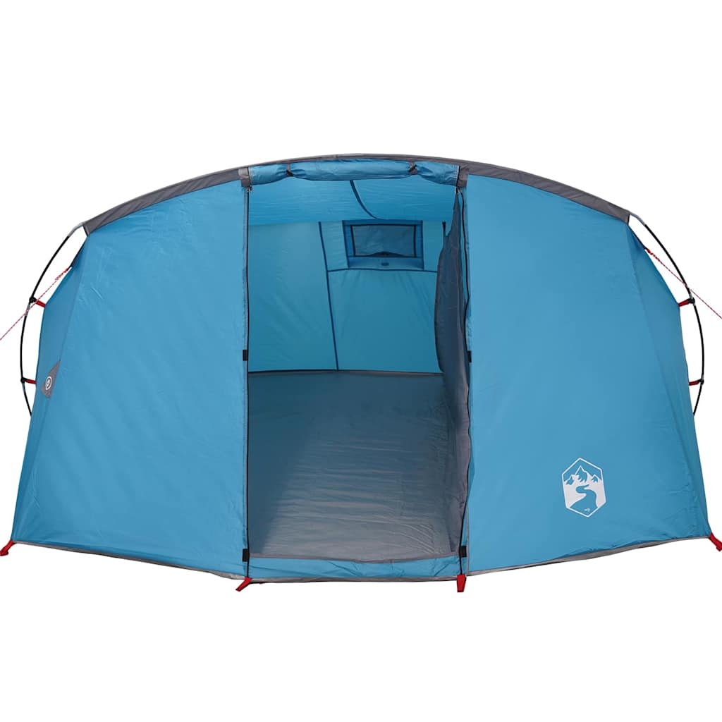 Tenda tunnel per 4 persone 4 persona Blu e Grigio