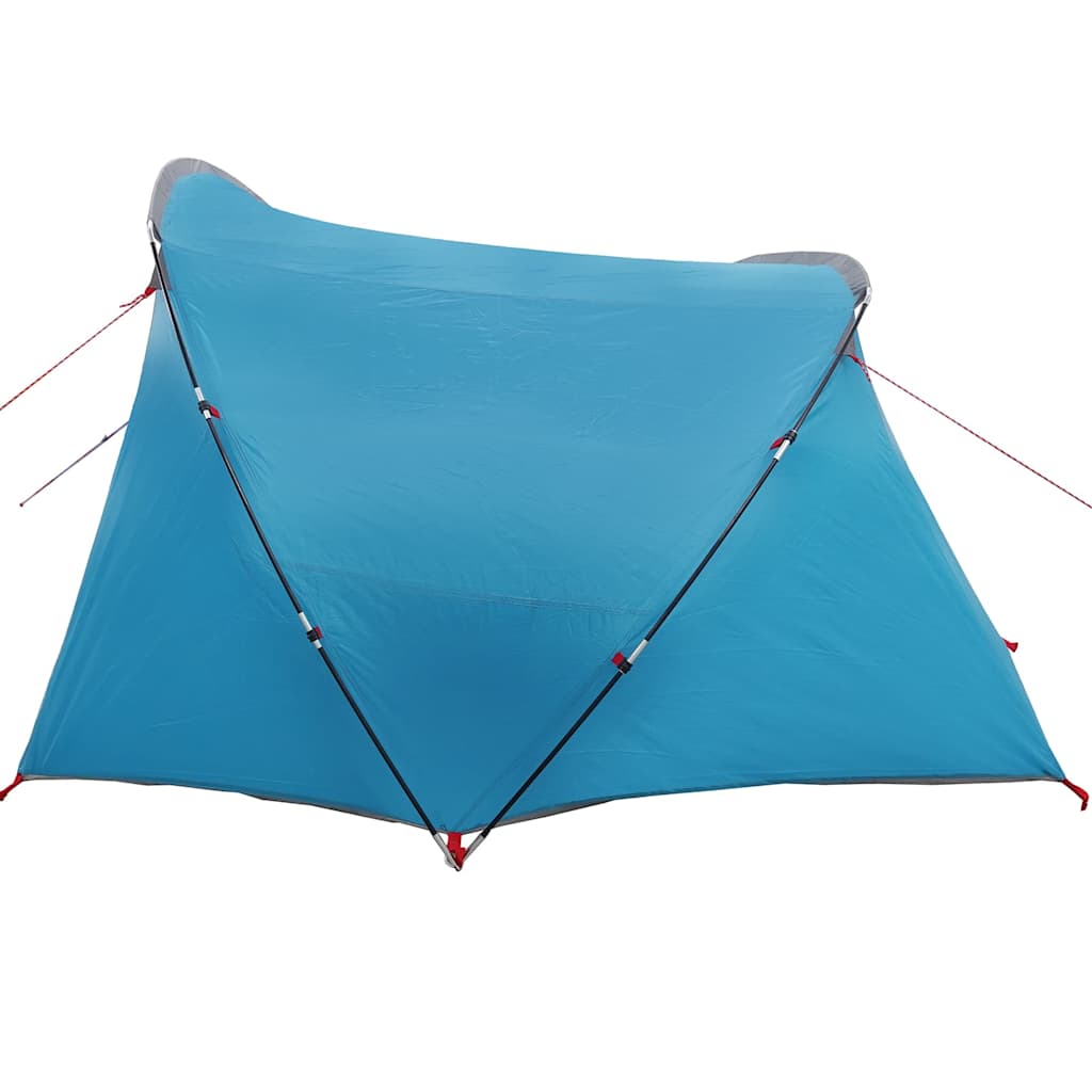 Tenda tunnel per 4 persone 4 persona Blu e Grigio