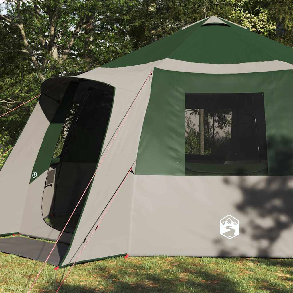 Tenda da campeggio per 12 persone 12 persona Verde e Grigio