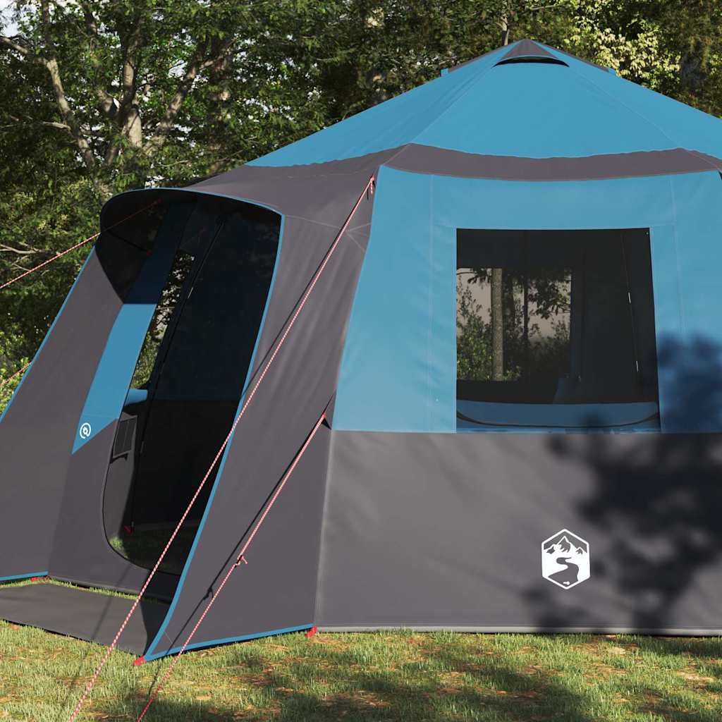 Tenda da campeggio per 12 persone 12 persona Blu e Grigio
