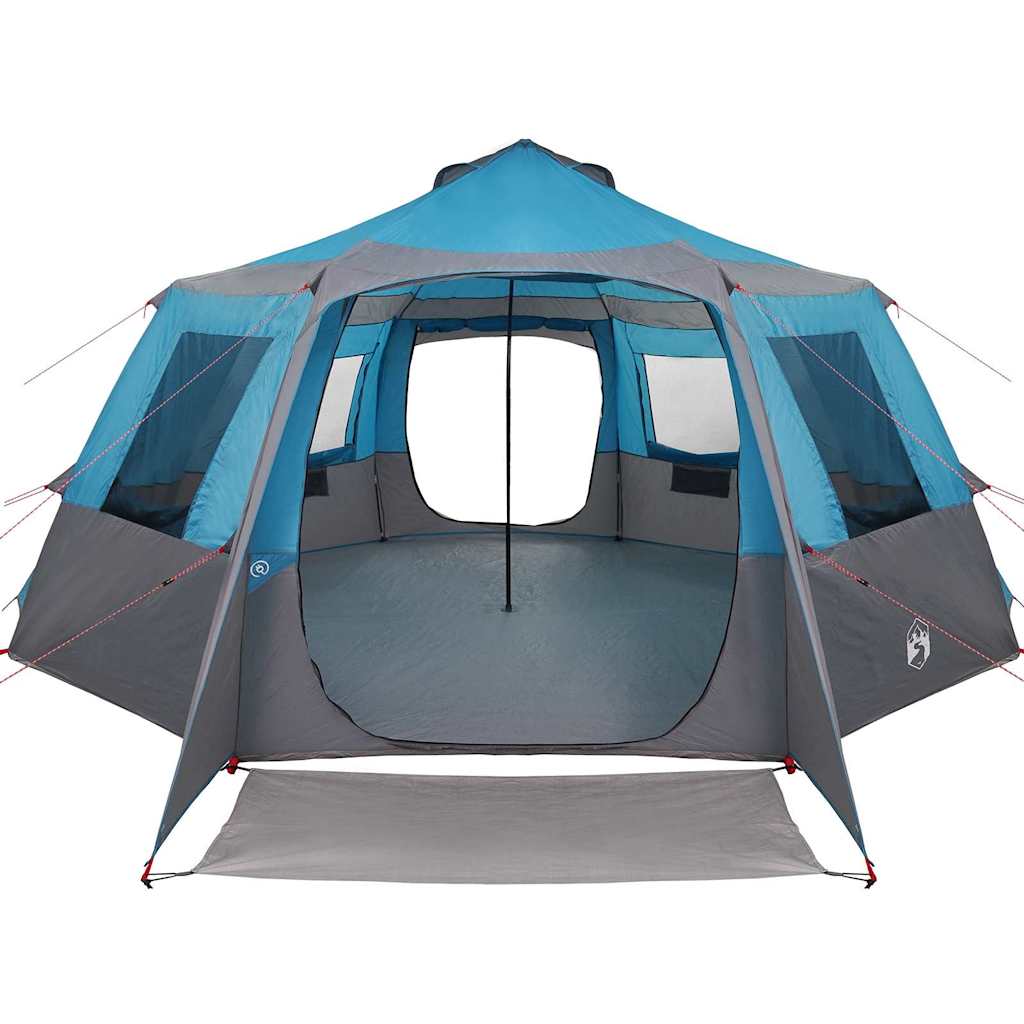 Tenda da campeggio per 12 persone 12 persona Blu e Grigio
