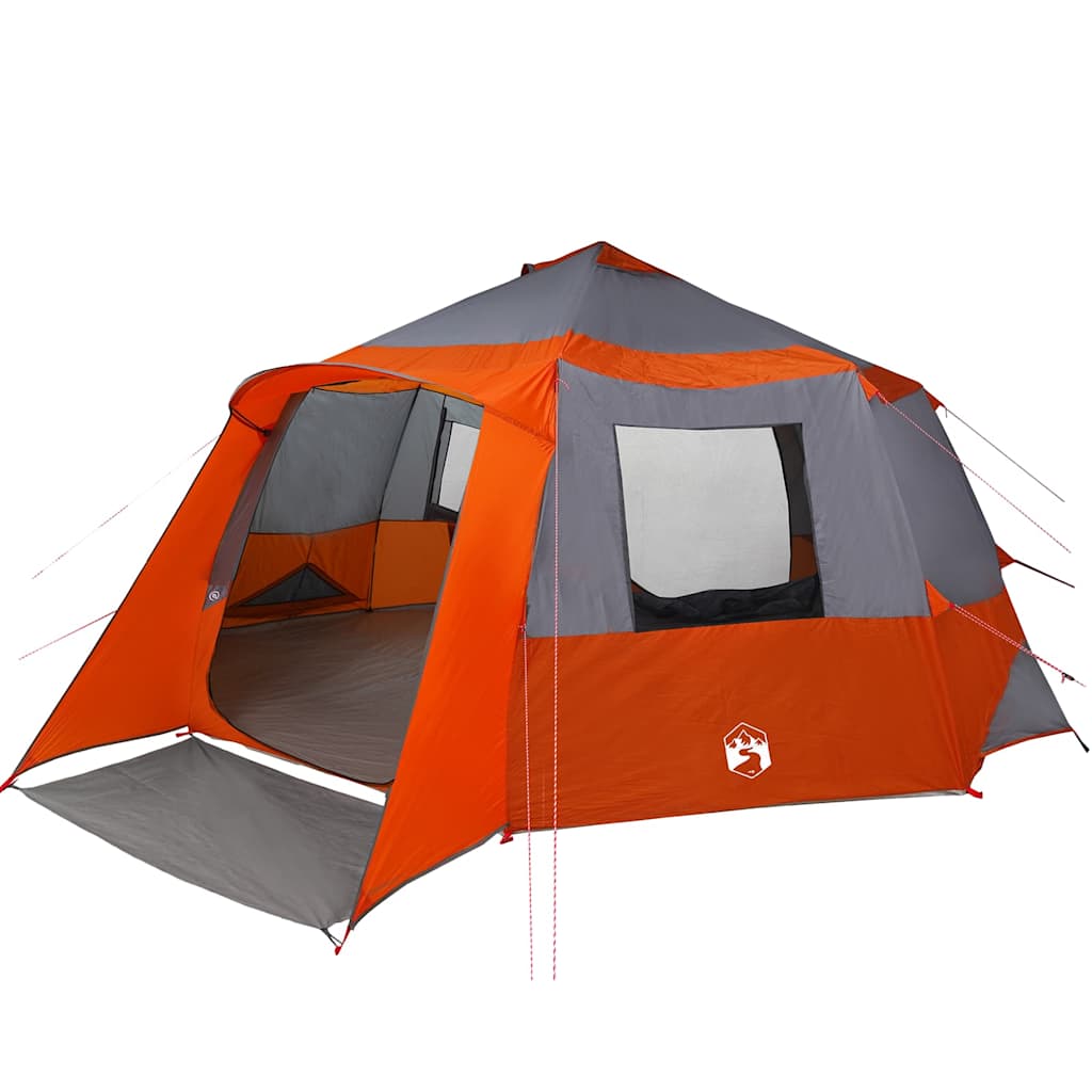 Tenda da campeggio per 12 persone 12 persona Grigio e arancione
