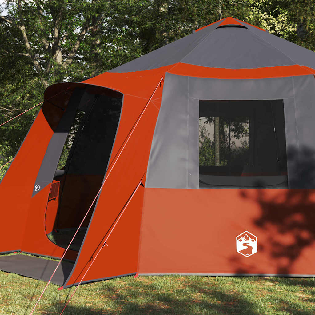 Tenda da campeggio per 12 persone 12 persona Grigio e arancione