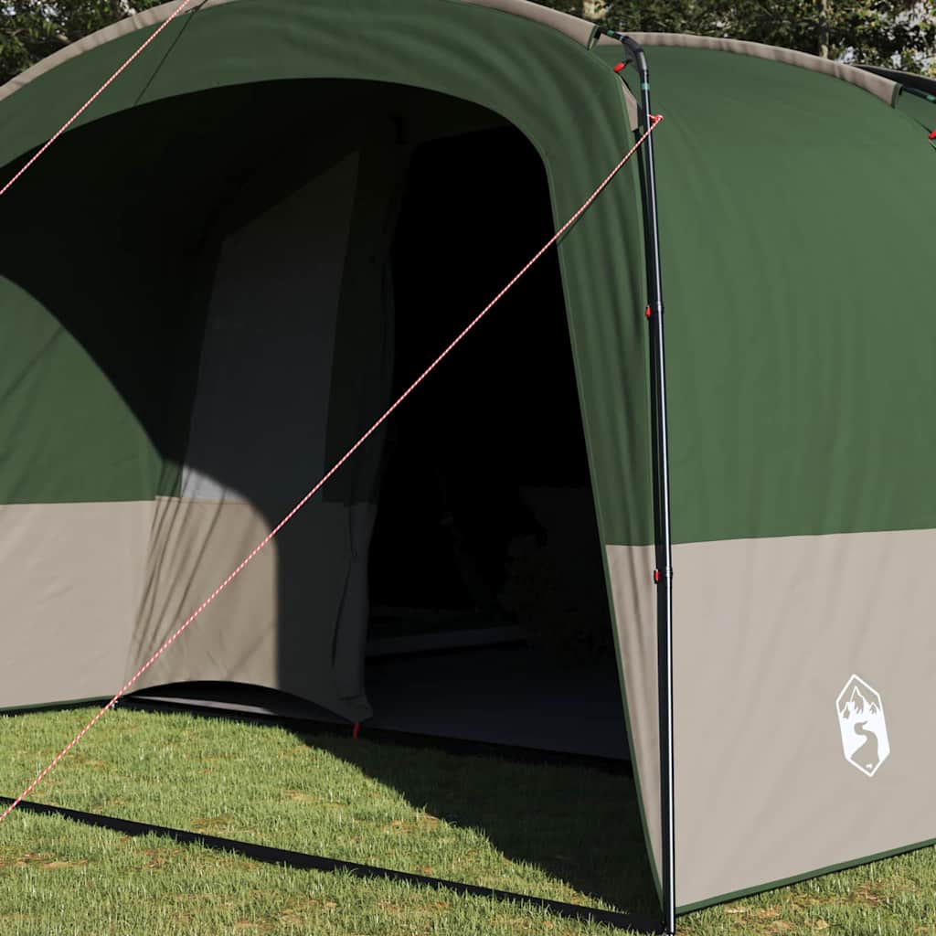 Tenda per famiglie 12 persone 12 persona Verde e Bianco
