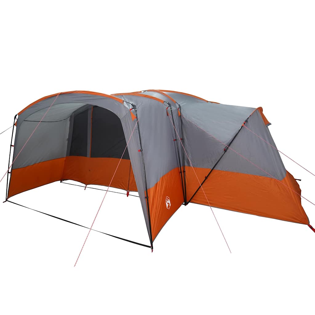 Tenda per famiglie 12 persone 12 persona Grigio e arancione