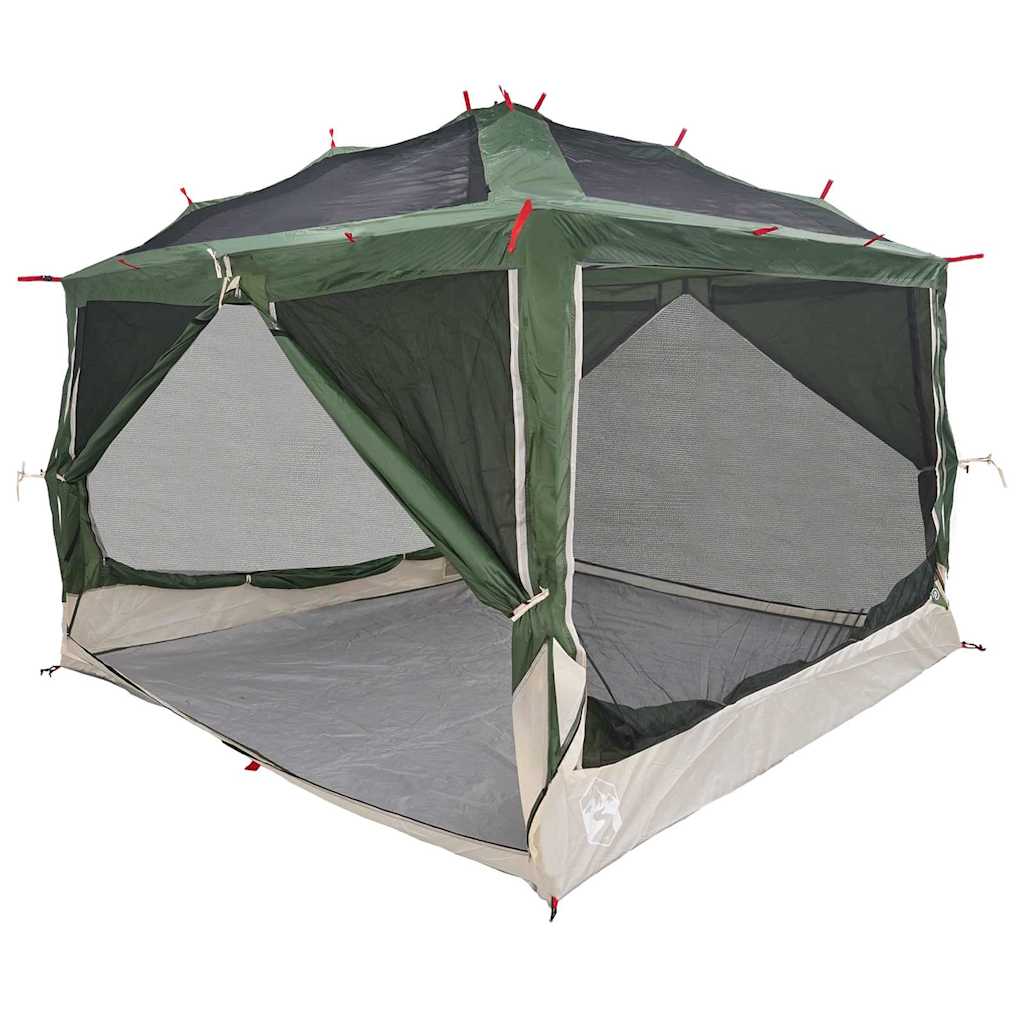Tenda interna per 7 persone 7 persona Verde e Grigio