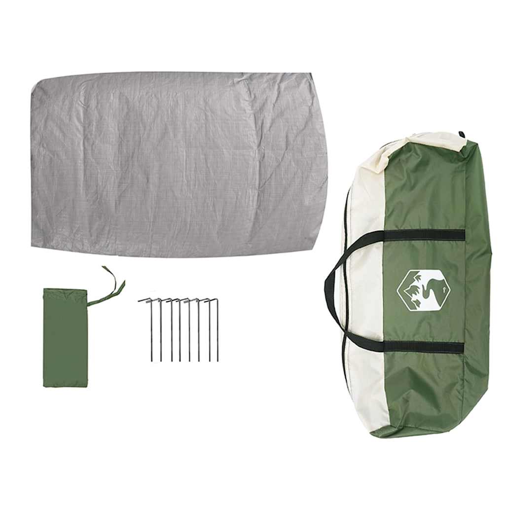 Tenda interna per 7 persone 7 persona Verde e Grigio