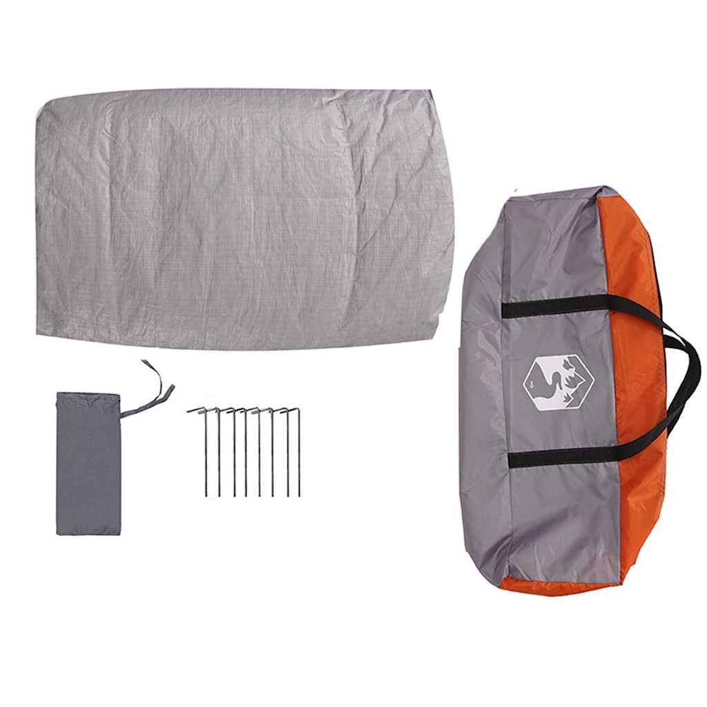 Tenda interna per 7 persone 7 persona Grigio e arancione