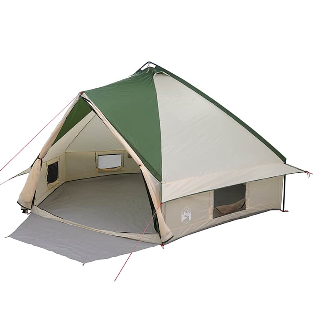 Tenda Teepee per 10 persone 10 persona Verde e Bianco