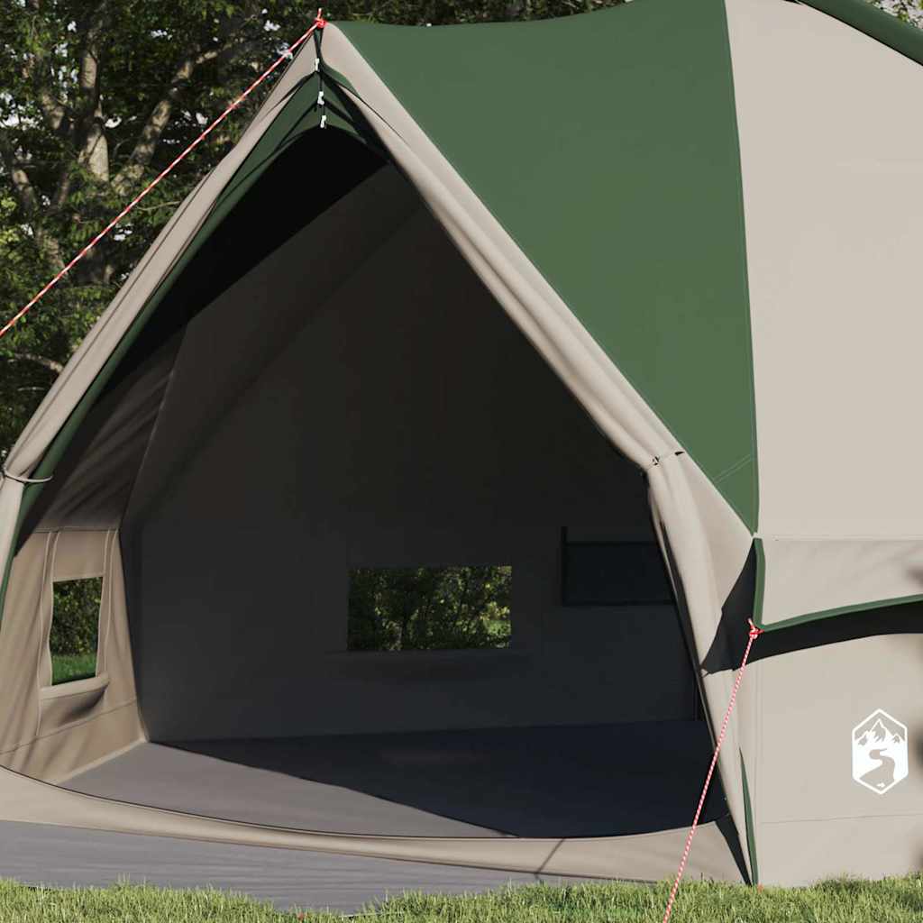Tenda Teepee per 10 persone 10 persona Verde e Bianco
