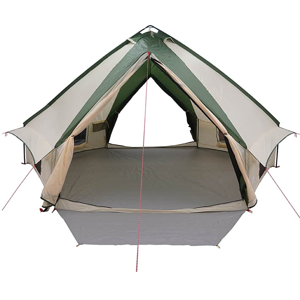 Tenda Teepee per 10 persone 10 persona Verde e Bianco