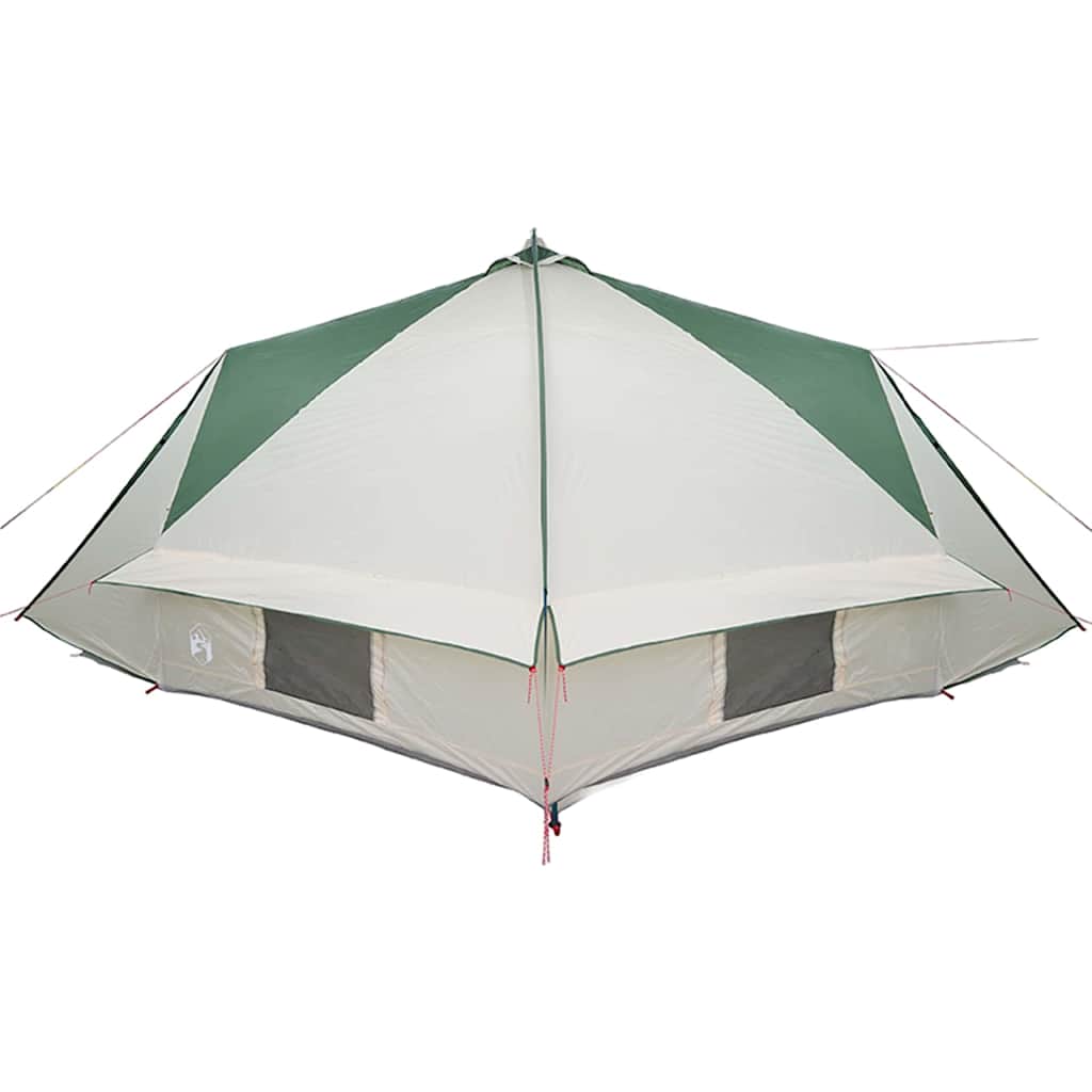 Tenda Teepee per 10 persone 10 persona Verde e Bianco