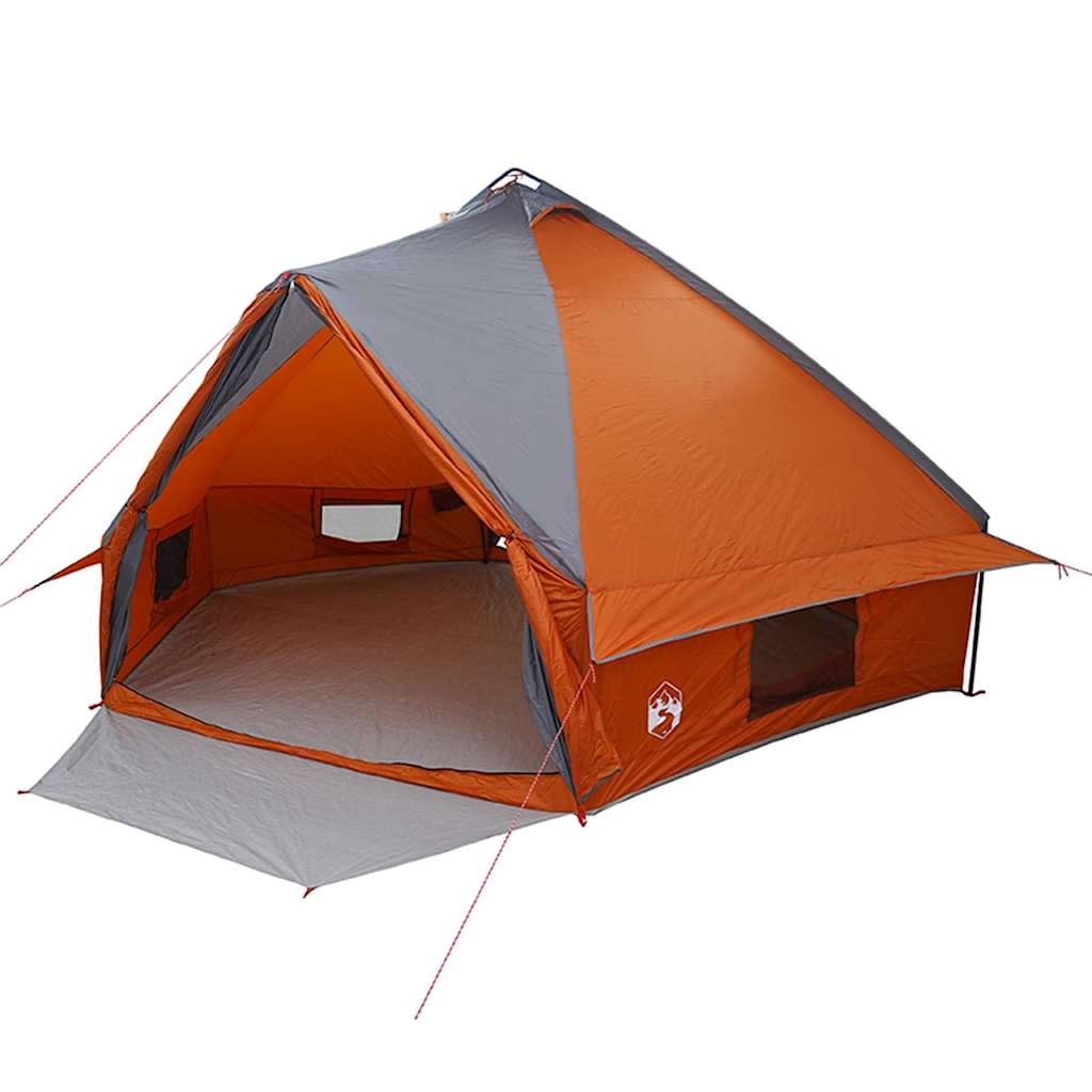 Tenda a teepee per 10 persone 10 persona Grigio e arancione