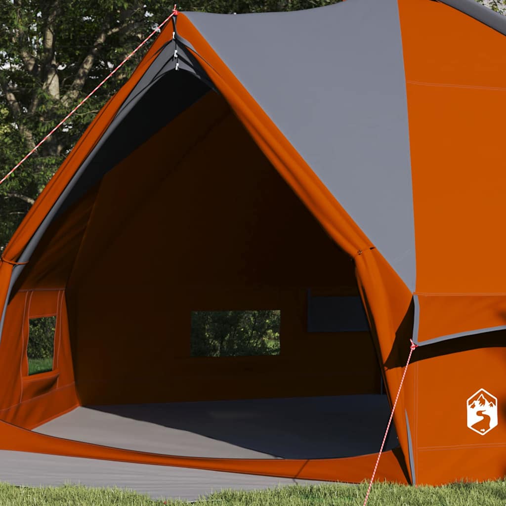 Tenda a teepee per 10 persone 10 persona Grigio e arancione