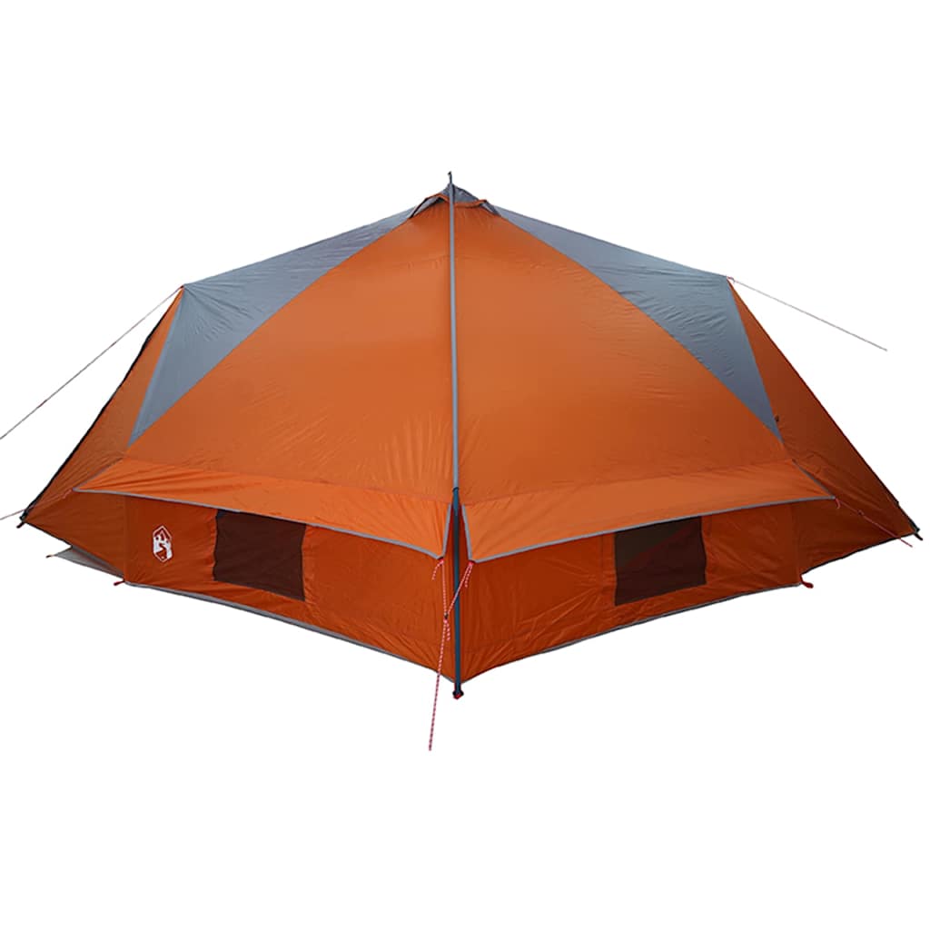 Tenda a teepee per 10 persone 10 persona Grigio e arancione