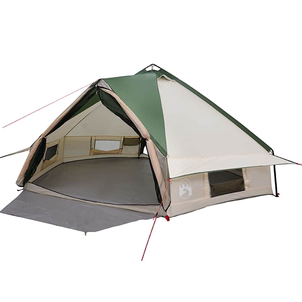 Tenda Teepee per 8 Persone 8 persona Verde e Bianco