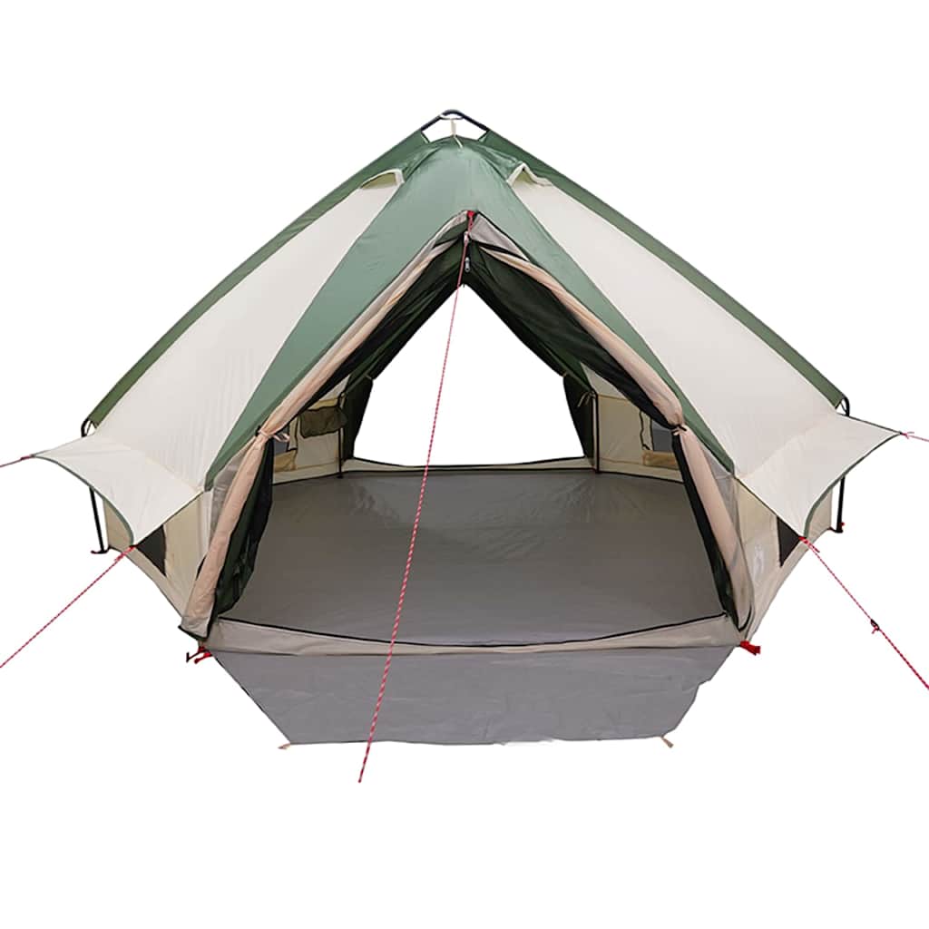 Tenda Teepee per 8 Persone 8 persona Verde e Bianco
