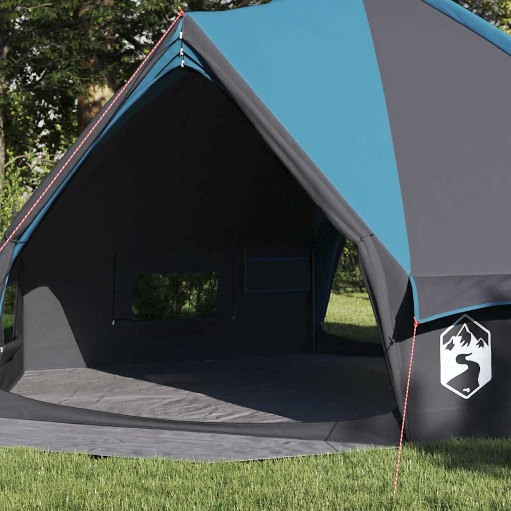 Tenda Teepee per 8 Persone 8 persona Blu e Grigio