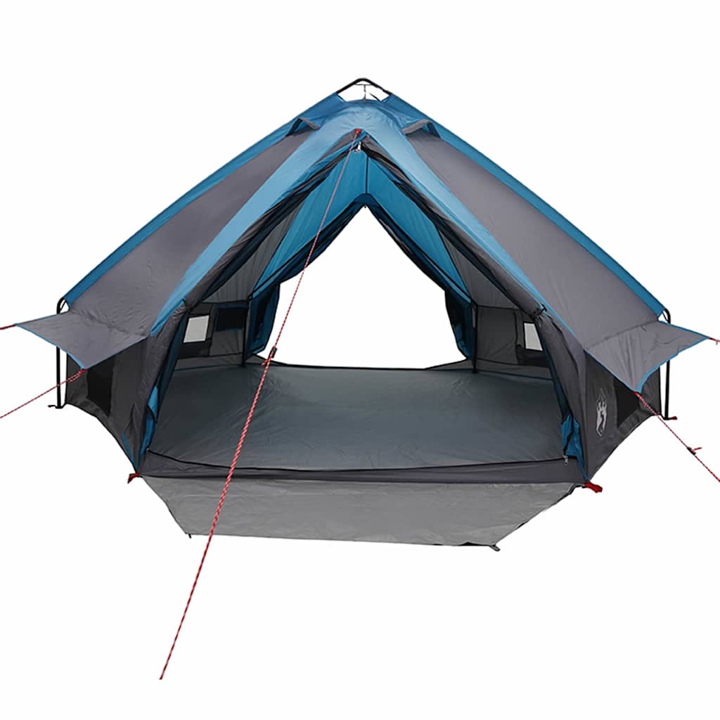 Tenda Teepee per 8 Persone 8 persona Blu e Grigio