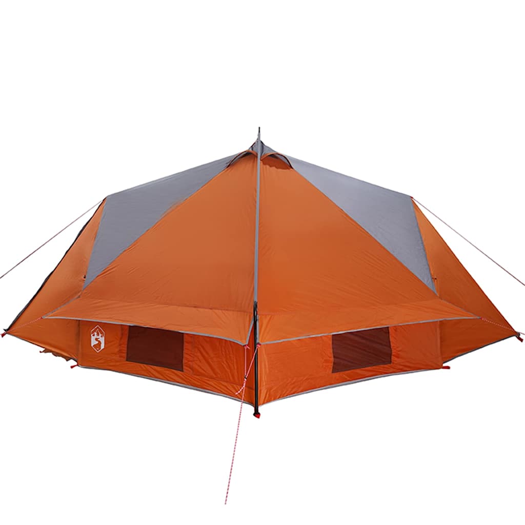 Tenda Teepee per 8 Persone 8 persona Grigio e arancione
