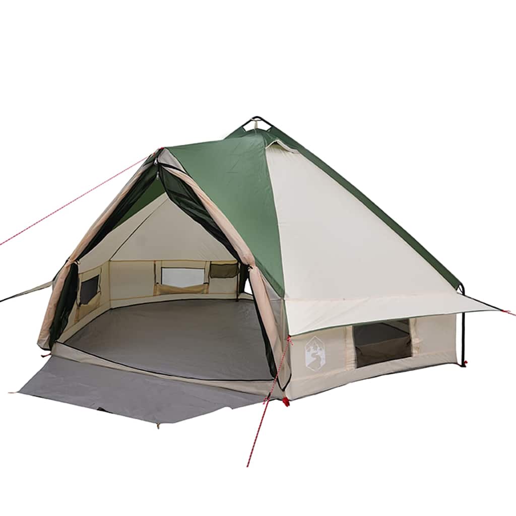 Tenda Teepee per 6 Persone 6 persona Verde e Bianco