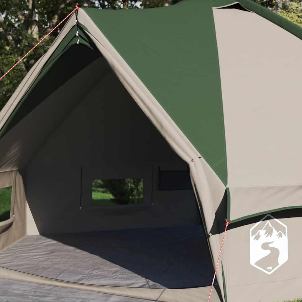 Tenda Teepee per 6 Persone 6 persona Verde e Bianco