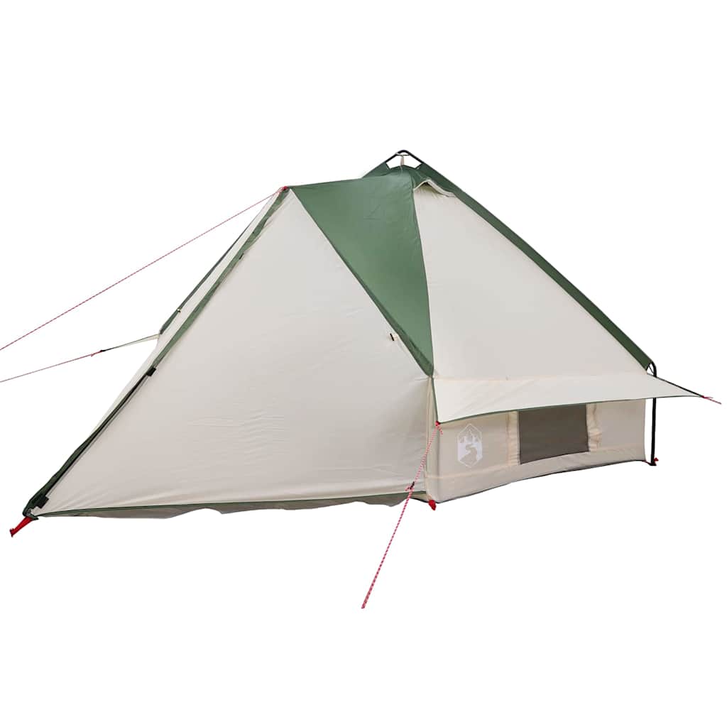 Tenda Teepee per 6 Persone 6 persona Verde e Bianco