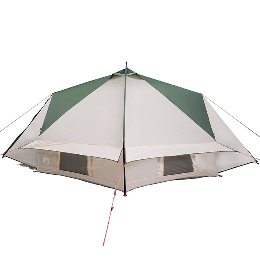 Tenda Teepee per 6 Persone 6 persona Verde e Bianco