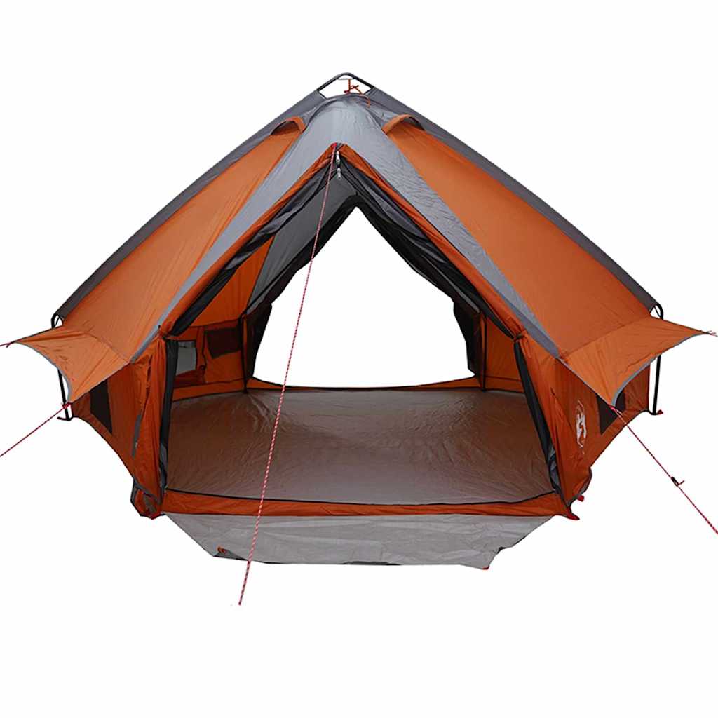 Tenda Teepee per 6 Persone 6 persona Grigio e arancione