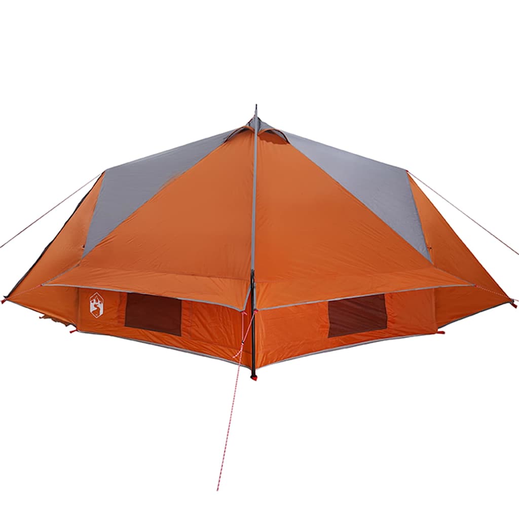 Tenda Teepee per 6 Persone 6 persona Grigio e arancione