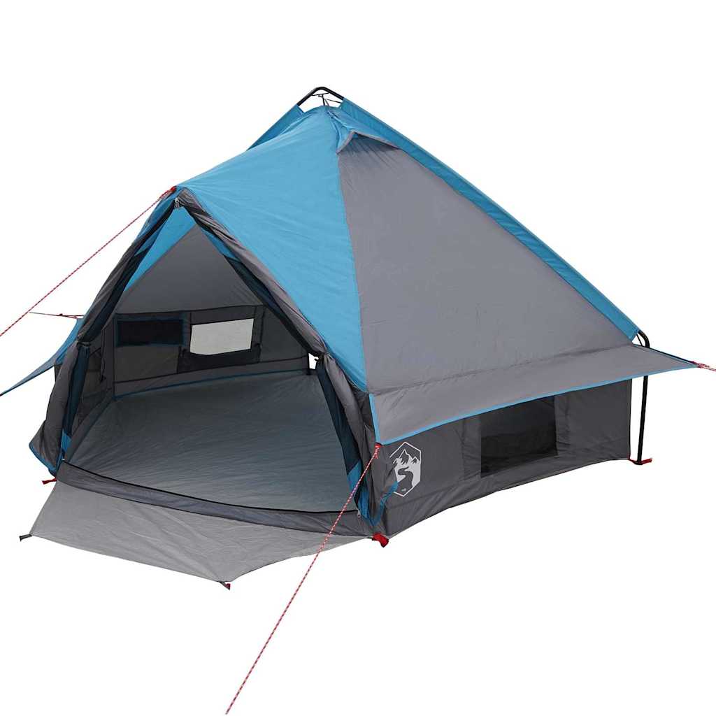 Tenda Teepee per 4 persone 4 persona Blu e Grigio