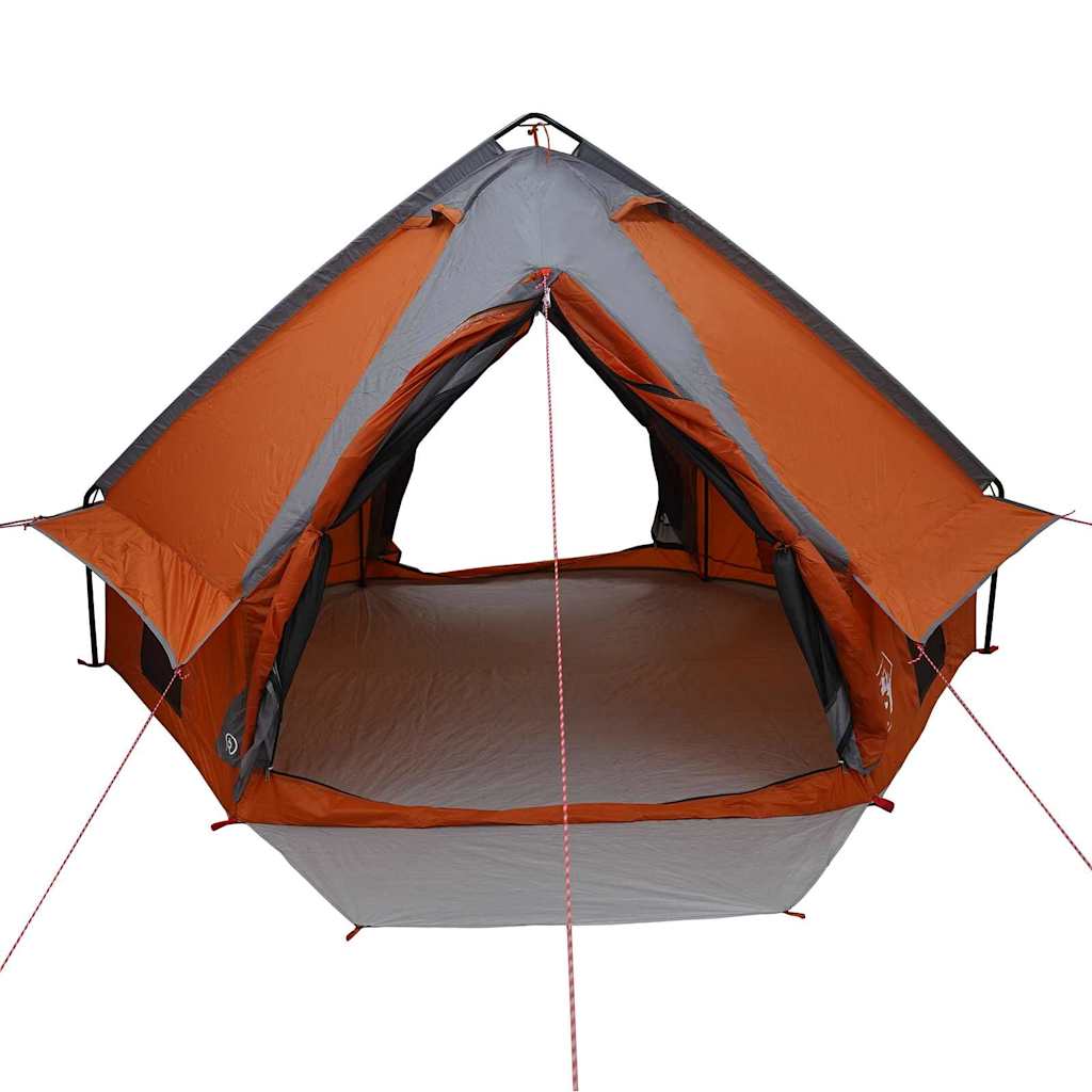 Tenda Teepee per 4 persone 4 persona Grigio e arancione