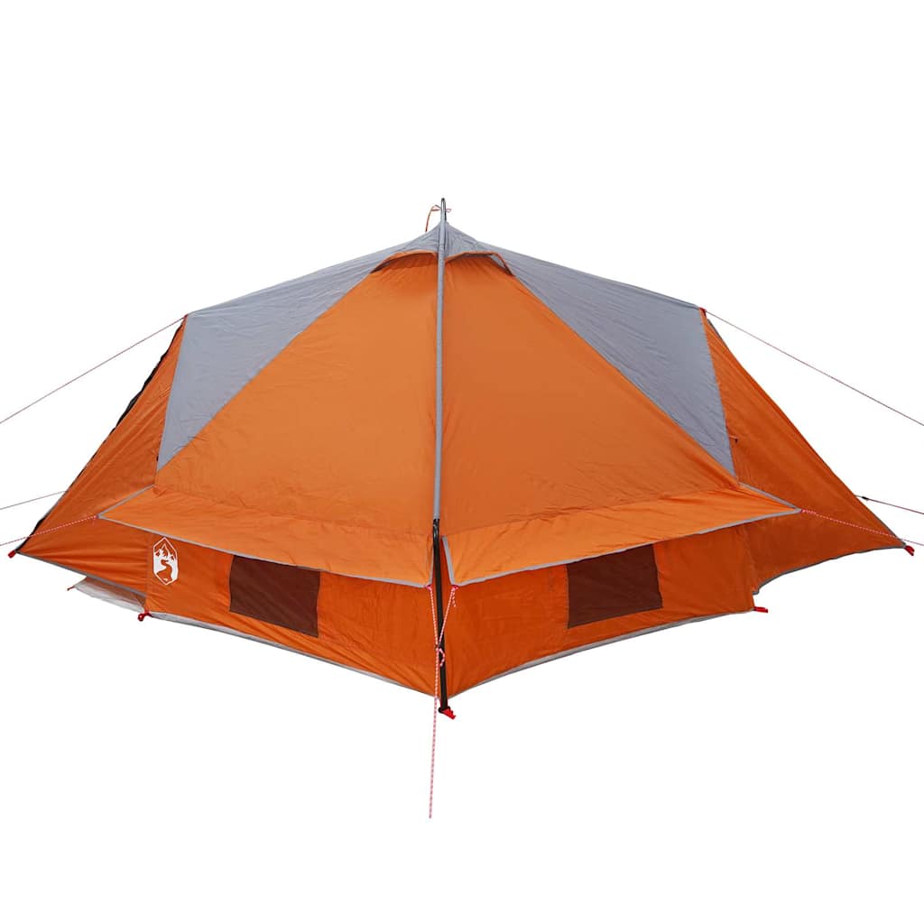 Tenda Teepee per 4 persone 4 persona Grigio e arancione