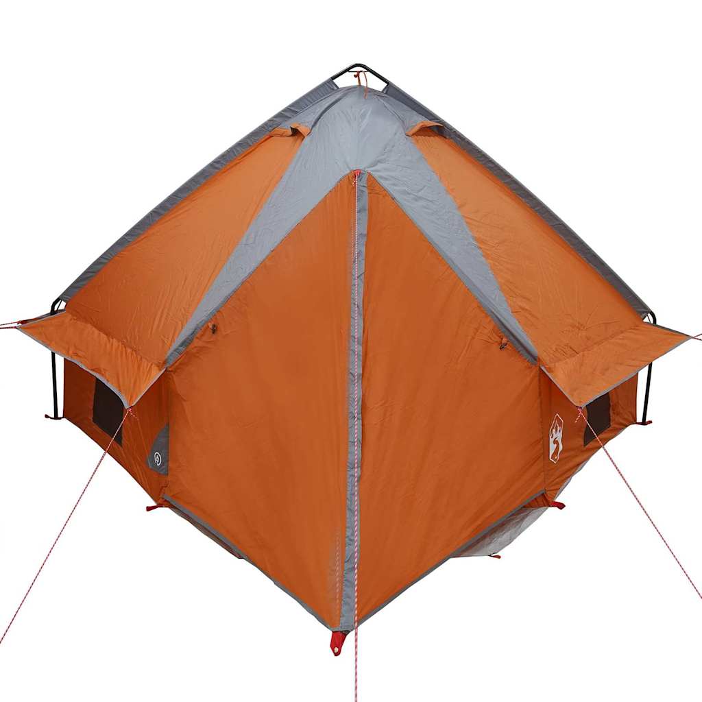 Tenda Teepee per 4 persone 4 persona Grigio e arancione