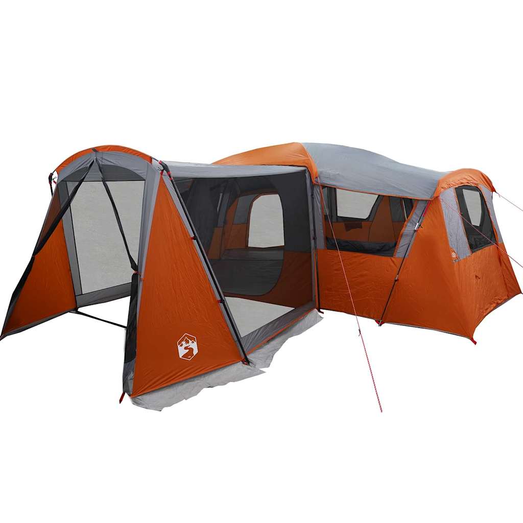 Tenda per Famiglia 20 Persone 20 persona Grigio e arancione