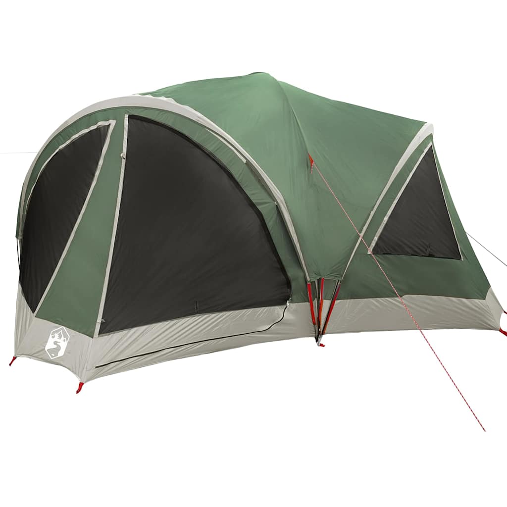 Tenda per famiglie 10 persone Verde e Grigio 460 x 430 x 214 cm
