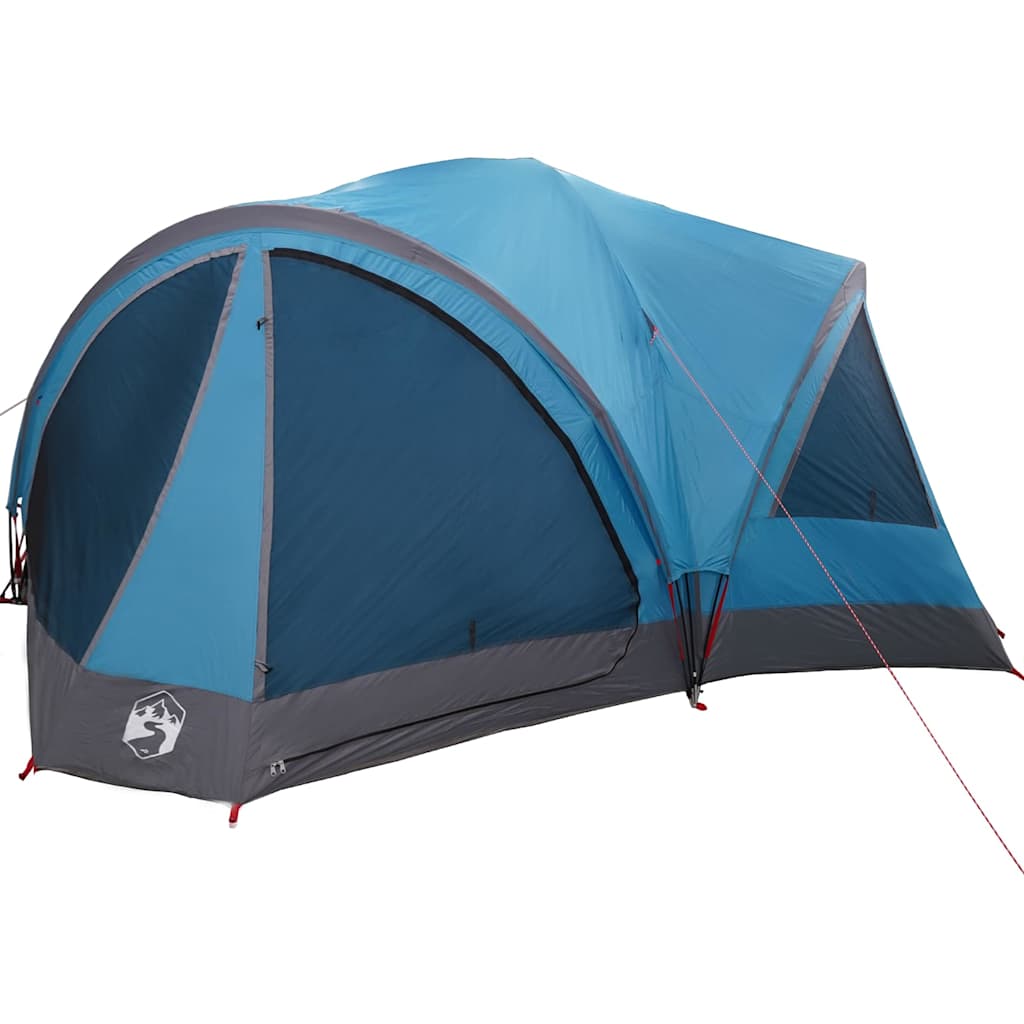 Tenda per famiglie 10 persone Blu e Grigio 460 x 430 x 214 cm