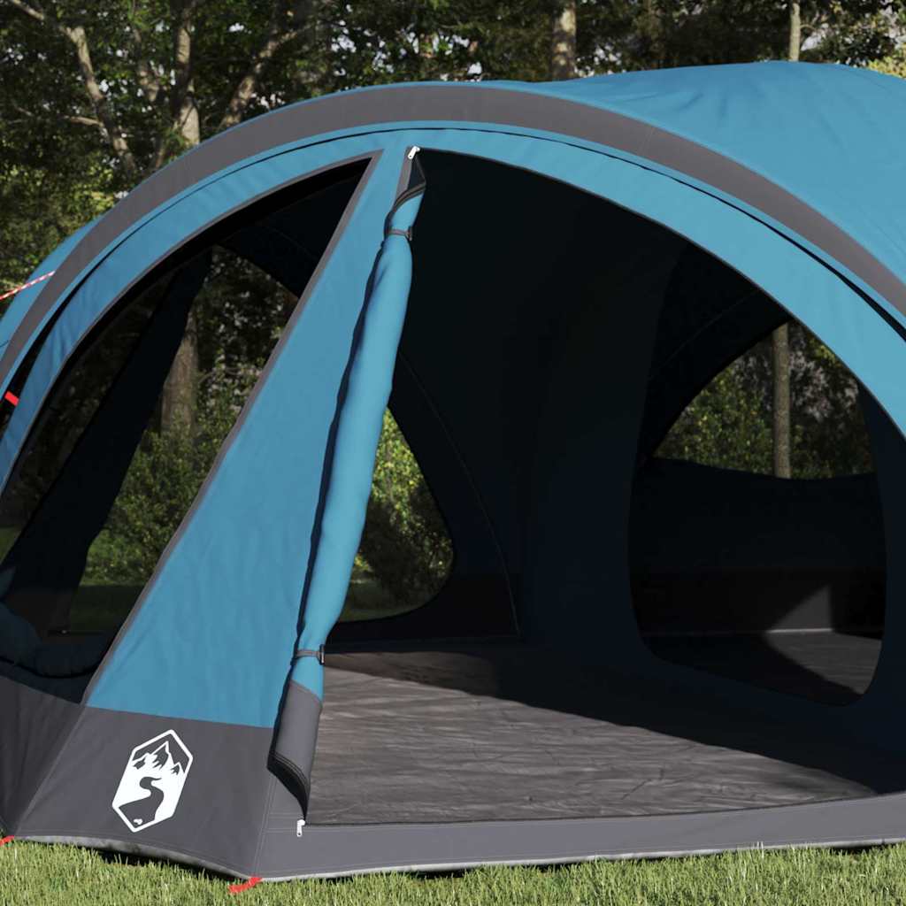 Tenda per famiglie 10 persone Blu e Grigio 460 x 430 x 214 cm