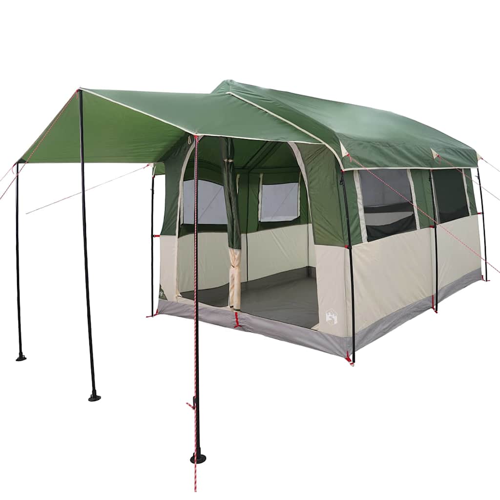 Tenda familiare per 4 persone 4 persona Verde e Bianco