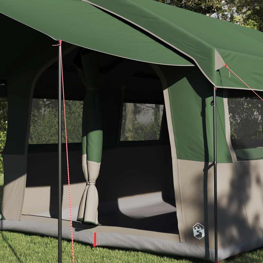 Tenda familiare per 4 persone 4 persona Verde e Bianco