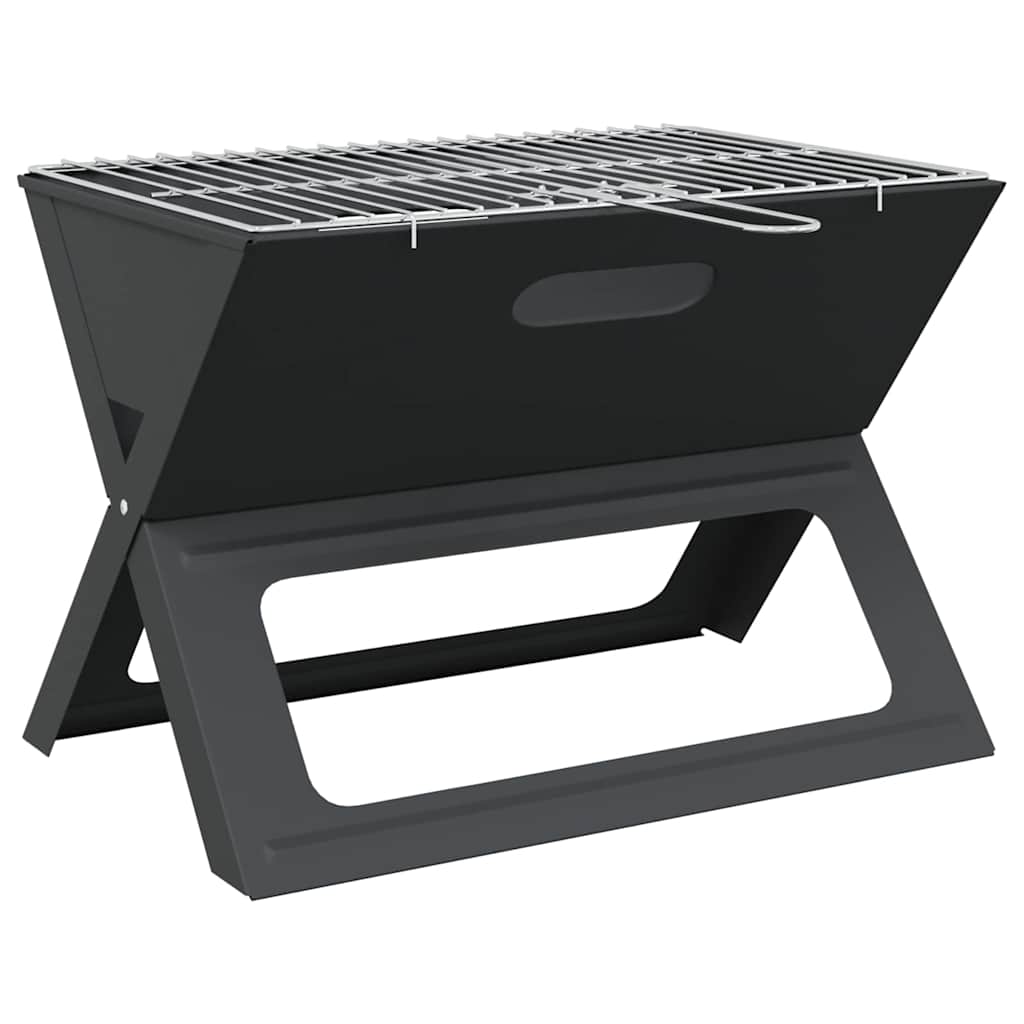 Griglia da Esterno 46 x 31 x 31 cm Acciaio Nero