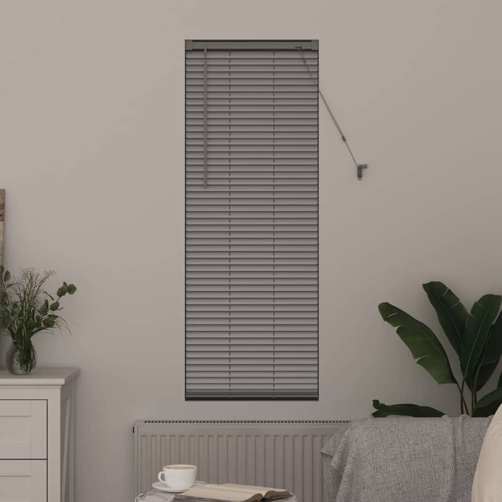 Tenda Veneziana Argento 130 x 45 cm 25 mm Alluminio