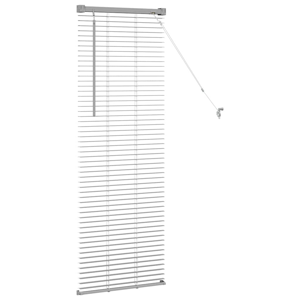 Tenda Veneziana Argento 130 x 45 cm 25 mm Alluminio