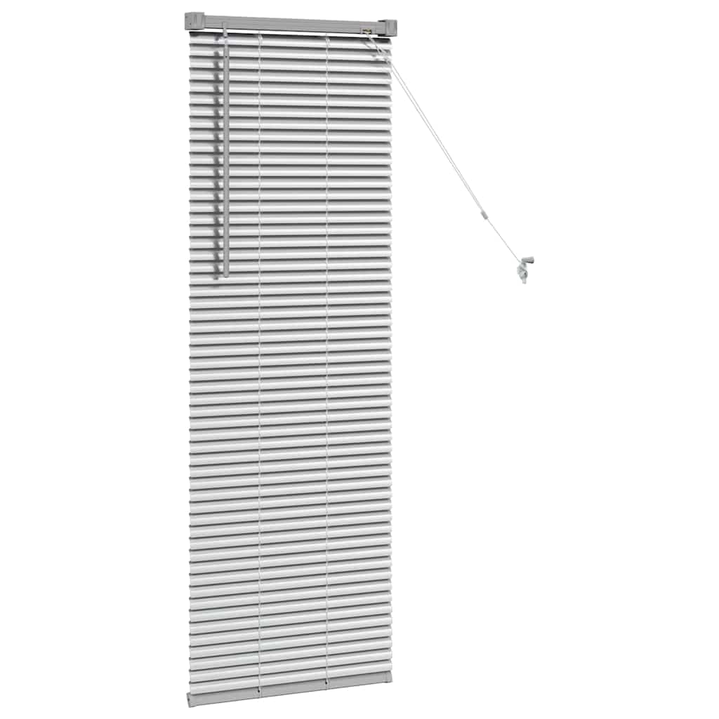 Tenda Veneziana Argento 130 x 50 cm 25 mm Alluminio
