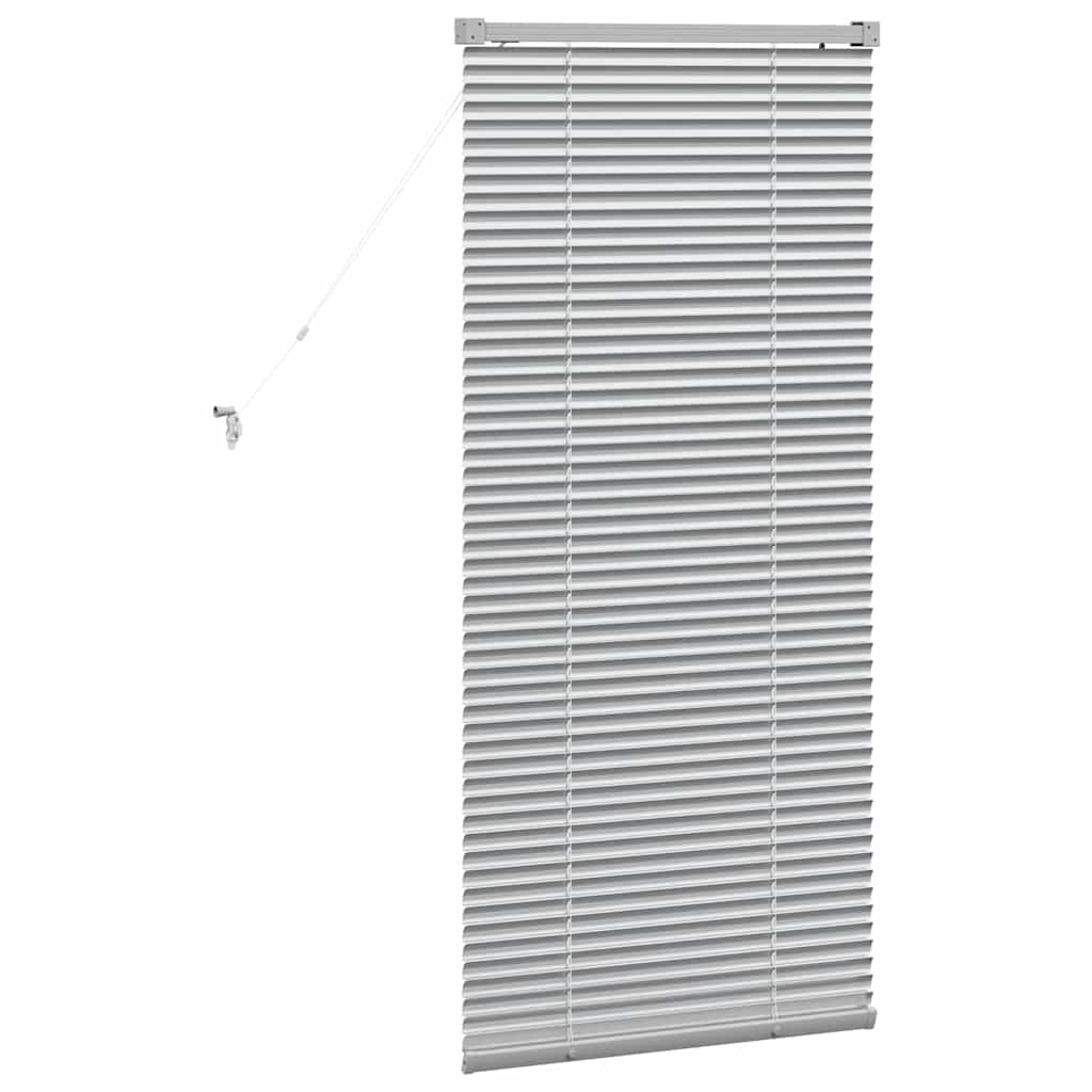 Tenda Veneziana Argento 130 x 60 cm 25 mm Alluminio